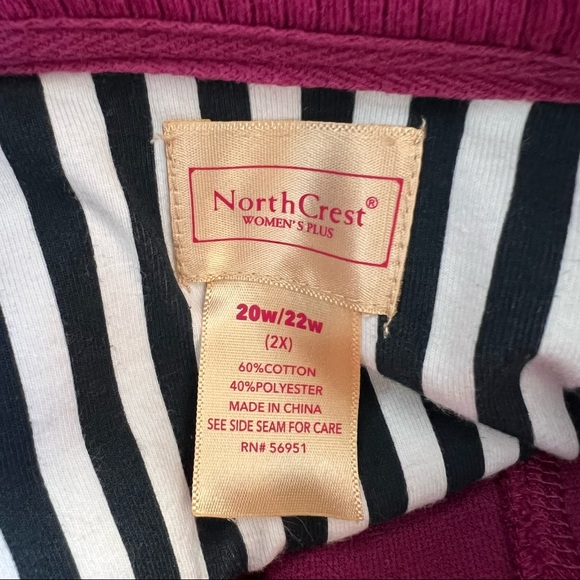 NWT Northcrest plus pullover 2X - Picture 7 of 9